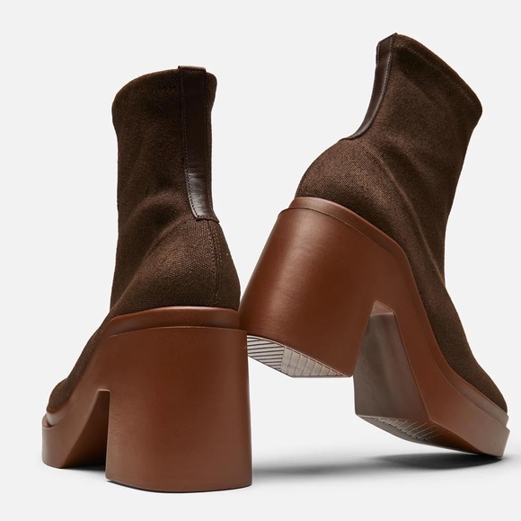 Robert Clergerie Chocolate Brown Ankle Booties - Picture 4 of 4